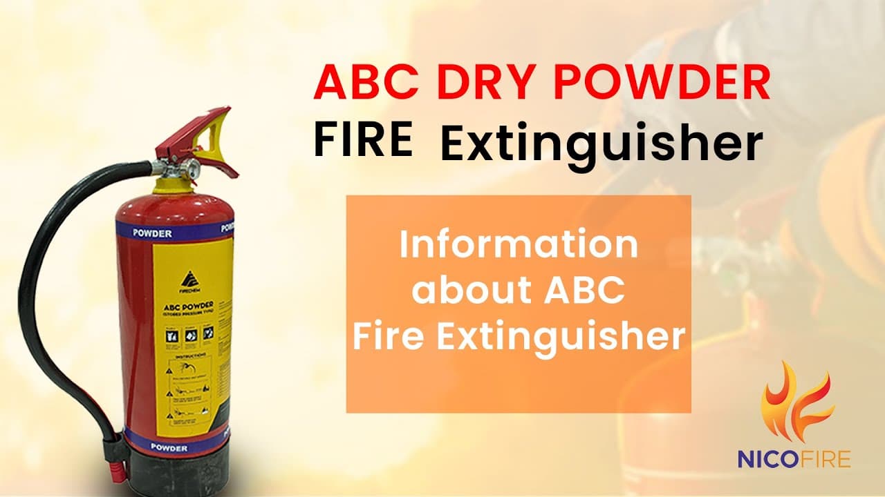 4kg ABC Type Fire Extinguisher video thumbnail