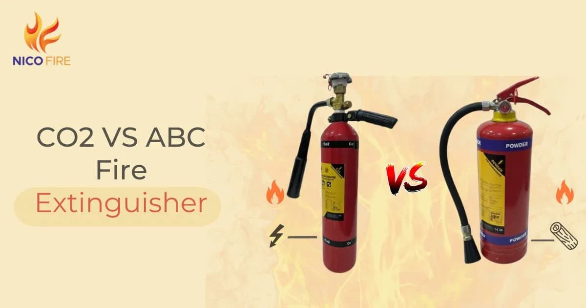 CO2 vs ABC Fire Extinguisher: Key Differences and Best Uses