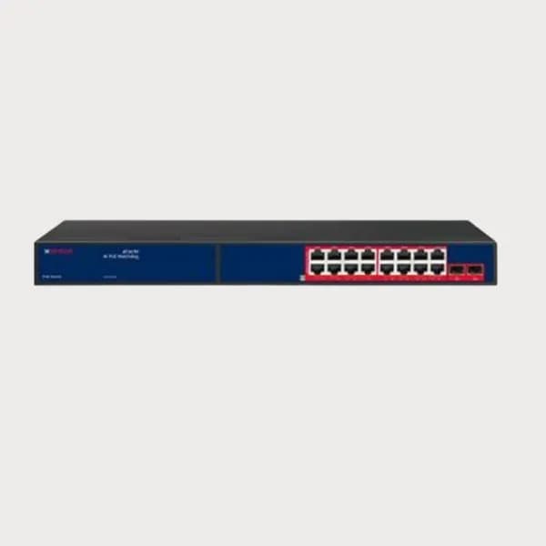 CP-ANW-GPU16F2-N30 16 Gigabit Port + 2SFP 10/100/1000Mbps AI PoE Switch