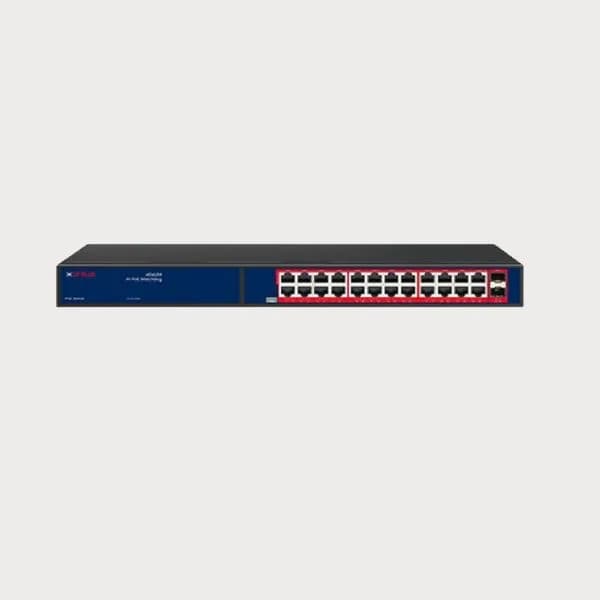 CP-ANW-GPU24F2-N30 24 Gigabit Port + 2 SFP 10/100/1000Mbps AI PoE Switch
