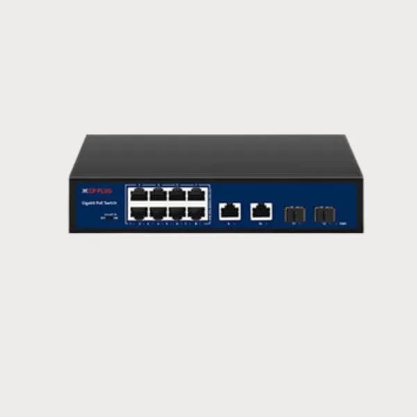 CP-DNW-GPU8G2F2-96 10 Ports Switch with 8 Gigabit PoE Ports & 2 Gigabit Uplink Ports, 2 SFP Ports