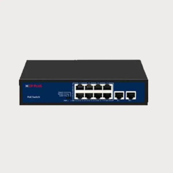 CP-DNW-HPU8H2-96-V2 10 Ports Switch with 8 PoE Ports & 2 Uplink Ports