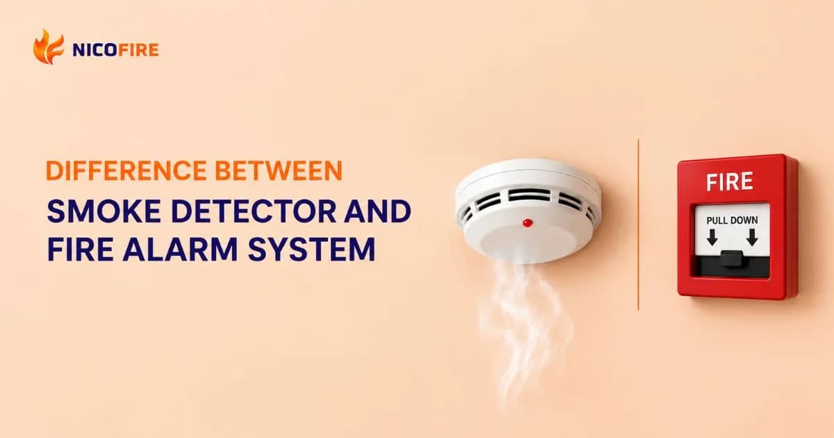 Difference between Smoke Detector and Fire Alarm System